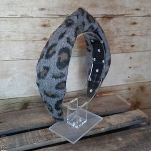 Lele Sadoughi OOAK/Sample Wool Leopard Print Headband